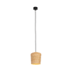PENDANT LAMP NATURAL BRAIDED WHEAT 1XE27 (22167 Zambelis) - Zambelis