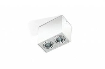 Plafon ELOY 2 white/aluminium (AZ1354 | GM4204-WH-ALU) - AZZARDO