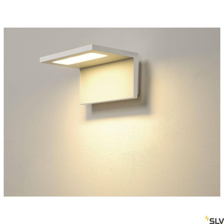 ANGOLUX WALL, lampa ścienna outdoor, LED, 3000K, IP44, biała, 36 LED SMD, maks. 7,51W (231351) - SLV