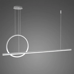 Lampa wisząca Linea No.2 40cm 3k srebrna Dali (LA087/PX143_40_3k_silver_Dali) - ALTAVOLA DESIGN