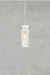 TIBIA Pendant 1L Frosted/Satin Nickel (109014) Markslojd