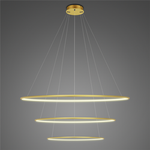 Lampa wisząca Ledowe Okręgi No.3 Φ80 cm in 3k złota Altavola Design (LA075/P_80_in_3k_gold ) - ALTAVOLA DESIGN