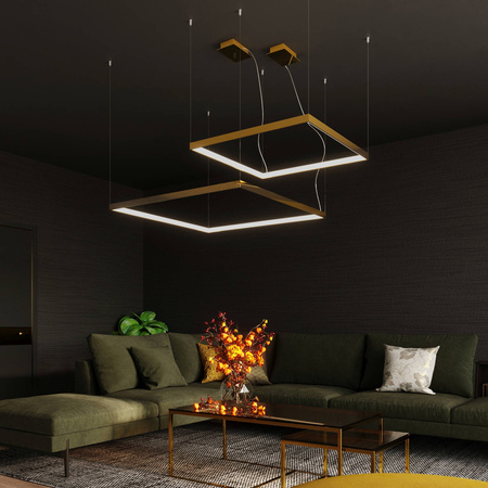 Żyrandol NELYA L złoty LED 4000K (TH.158) - Thoro Lighting
