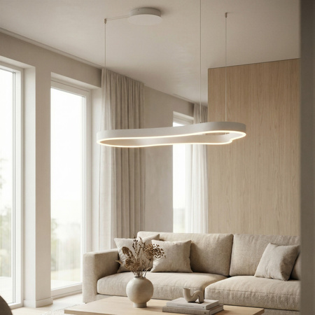 Designerska lampa wisząca MIRABELLA 90 3000K DIMM WH (AZ6752) Azzardo