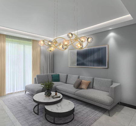 METZ - Lampa wisząca 14-pł. (7015-1404) - Aviano Lighting