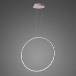 Lampa wisząca Ledowe Okręgi No.1 X 80cm 3k różowo złota Dali (LA073/X_80_in_3k_rose_gold_Dali) - ALTAVOLA DESIGN