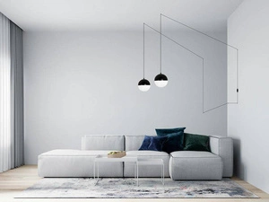 Lampa ścienna BOWL DUO czarna (MSE010100152) - Moosee