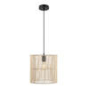 PENDANT LAMP E27 MAX 40W RATTAN NATURAL (20234 Zambelis) - Zambelis