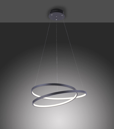 ROMAN LAMPA WISZĄCA CZARNY (2472-18) - Paul Neuhaus