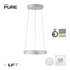 PURE E-CLIPSE LAMPA WISZĄCA ALUMINIUM (2560-95) - Paul Neuhaus