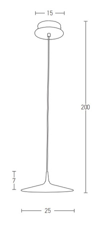 PENDANT LIGHT WOOD LED 8W 3000K (19150 Zambelis) - Zambelis