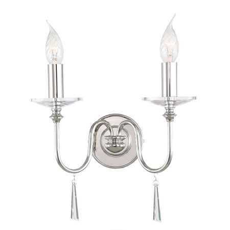 Kinkiet Finsbury Park (FP2-POL-NICKEL) - Elstead Lighting