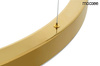 MOOSEE lampa wisząca RING LUXURY 110 złota - LED, chromowane złoto (MSE010100110) - Moosee