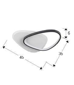 Romo lampa sufitowa (522867) - Schuller
