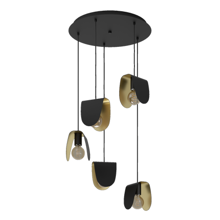 Lampa wisząca SERENARA czarna (390183) - EGLO