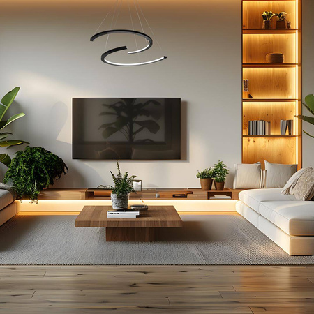 Lampa wisząca DOUBLEMOON 30W LED (ML1178) - Milagro