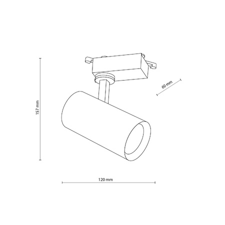Reflektor na szynę TRACER WHITE GU10 (10972) - TK Lighting