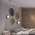 SCONCE LAMP G9 MAX 7W GYPSUM ARMY GREEN (23255 Zambelis) - Zambelis