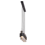 LINE LIGHT 4XE27 BLACK MATT CHROME CLASS (22142 Zambelis) - Zambelis