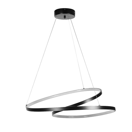 Lampa wisząca led 60w czarna DL-J06 + Pilot MONA - DomenoLED