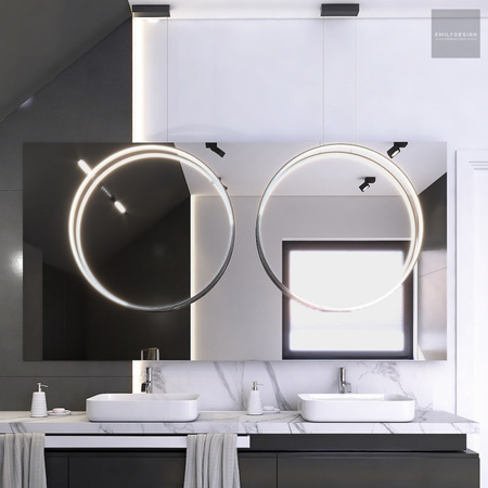 Lampa Wisząca Echo Vertical 120 Kol. Biały 4000 - Ramko