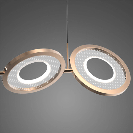 Ledowa lampa wisząca  Seppia No.4 Altavola Design  (LA115/P_98_3k_black_gold) - ALTAVOLA DESIGN