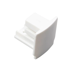 Zasilanie + Zaślepka Do Szynoprzewodu Biały 3-Obwodowy (ML2140) - Milagro