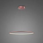 Lampa wisząca Ledowe Okręgi No.1 40cm 3k różowo złota Dali (LA073/P_40_in_3k_rose_gold_Dali) - ALTAVOLA DESIGN