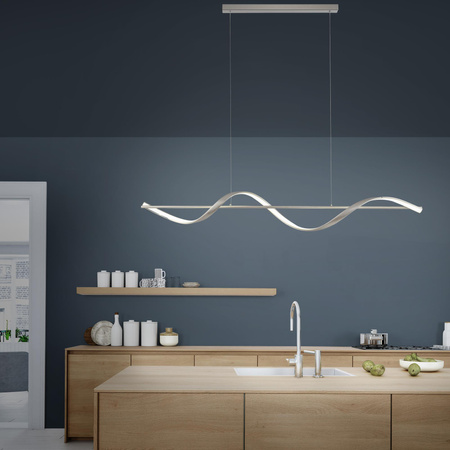 Q-SWING LAMPA WISZĄCA SREBRNY (2385-55) - Paul Neuhaus