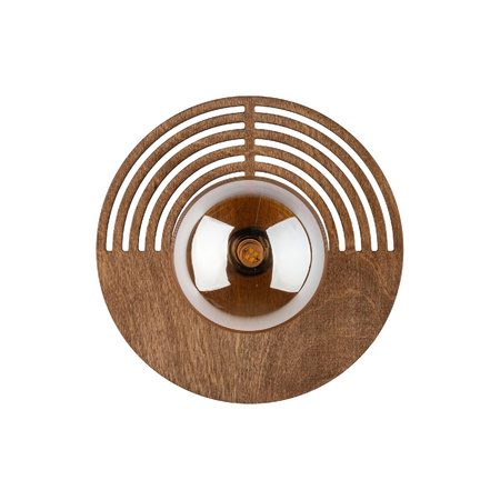 Drewniany kinkiet LUNAR WOOD 1XG9  250 (11013) - TK Lighting