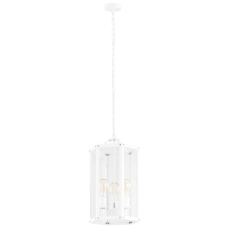 lampa wisząca 3 pł. BODRUM biały 3 x E27/60W ARGON 1251 - żyrandol