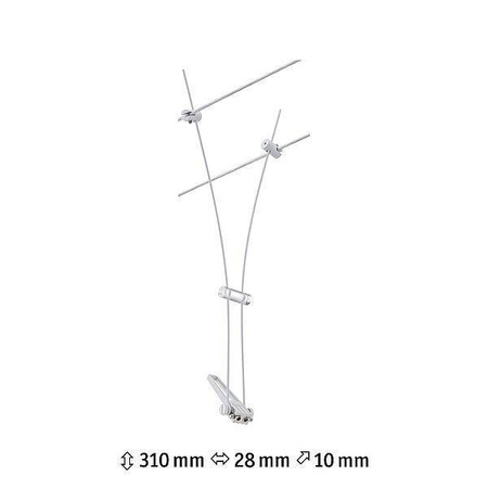 System linkowy Spot Comet max1x50W Biały mat GU5,3 12V metal (PL94488) - Paulmann