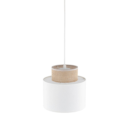 Lampa wisząca DUO WHITE JUTA (10078) - TK Lighting