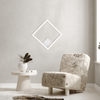 SCONCE LIGHT 12W 3000K, ALUMINUM&ACRYLIC DIMMABLE SANDY WHITE (2030 Zambelis) - Zambelis