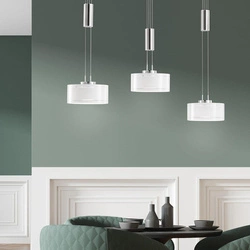 Ściemnialna lampa wisząca do salonu  (60449) - Fischer&Honsel