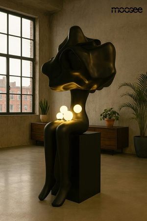 MOOSEE lampa podłogowa HUMAN IN THE       CLOUDS czarna (MSE1501100616) - Moosee