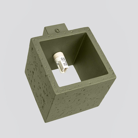 Kinkiet QUAD beton zielona oliwka (SL.1843) - Sollux Lighting