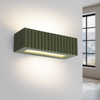 Kinkiet ceramiczny RIGATA zielony oliwkowy (SL.1888) - Sollux Lighting