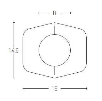 WALL LIGHT WITH OPAL GLASS 1xG9 MAX 7W BLACK MAT (20348-S Zambelis) - Zambelis