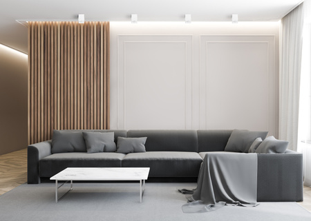 Plafon Basic Square czarny (C0071) Maxlight