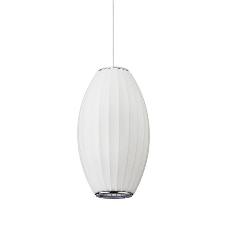 Lampa wisząca SILK BARREL biała 50 cm (ST-2335-20) - Step into Design