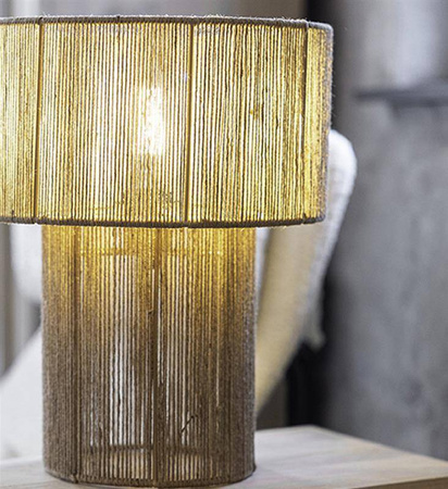 Lampa stołowa SOGA 1L Natural (108769) Markslojd