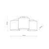 Lampa sufitowa DEVA NATURE 3 PŁ (6865) - TK Lighting