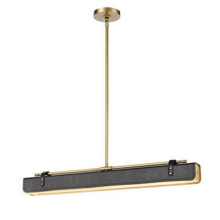 Ekskluzywna lampa ledowa Valise skóra smokingowa (QN-VALISE-LP80-VBS-TL) - Quintiesse