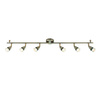 Lampa sufitowa Amalfi 6lt bar antique brass 35W (61001) - Saxby