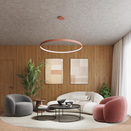 Żyrandol RIO 110 ochra czerwona LED 3000K (TH.397) - Thoro Lighting