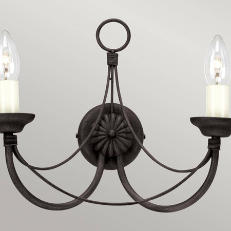 Kinkiet Carisbrooke (CB2-BLACK) - Elstead Lighting