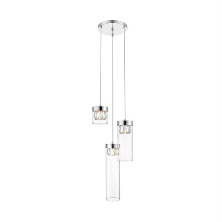 Lampa wisząca GEM 3 chrom (P0389-03D-F4AC) - Zuma Line