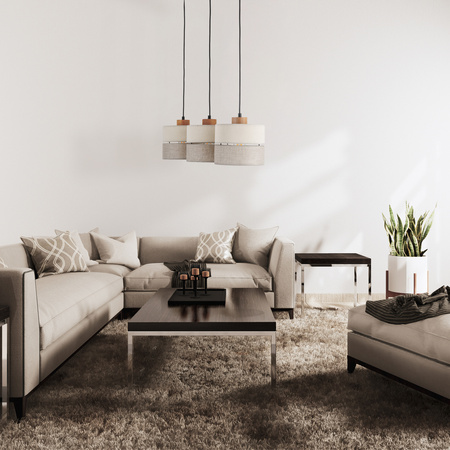 Lampa wisząca ECO 3 PŁ LISTWA (5771) - TK Lighting