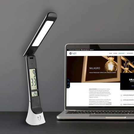 Lampa Biurkowa TORI 5W LED Biała (ML6107) - Milagro